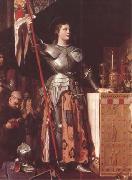 Jean Auguste Dominique Ingres Joan of Arc at the Coronation of Charles VII in Reims Cathedral (mk09) France oil painting artist